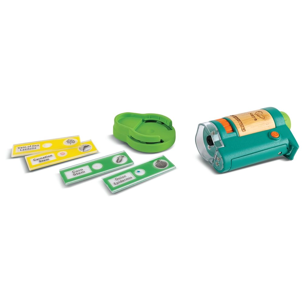 Nature Fun Bamboo Field Microscope Science Biology - 8 years+ 6 pieces