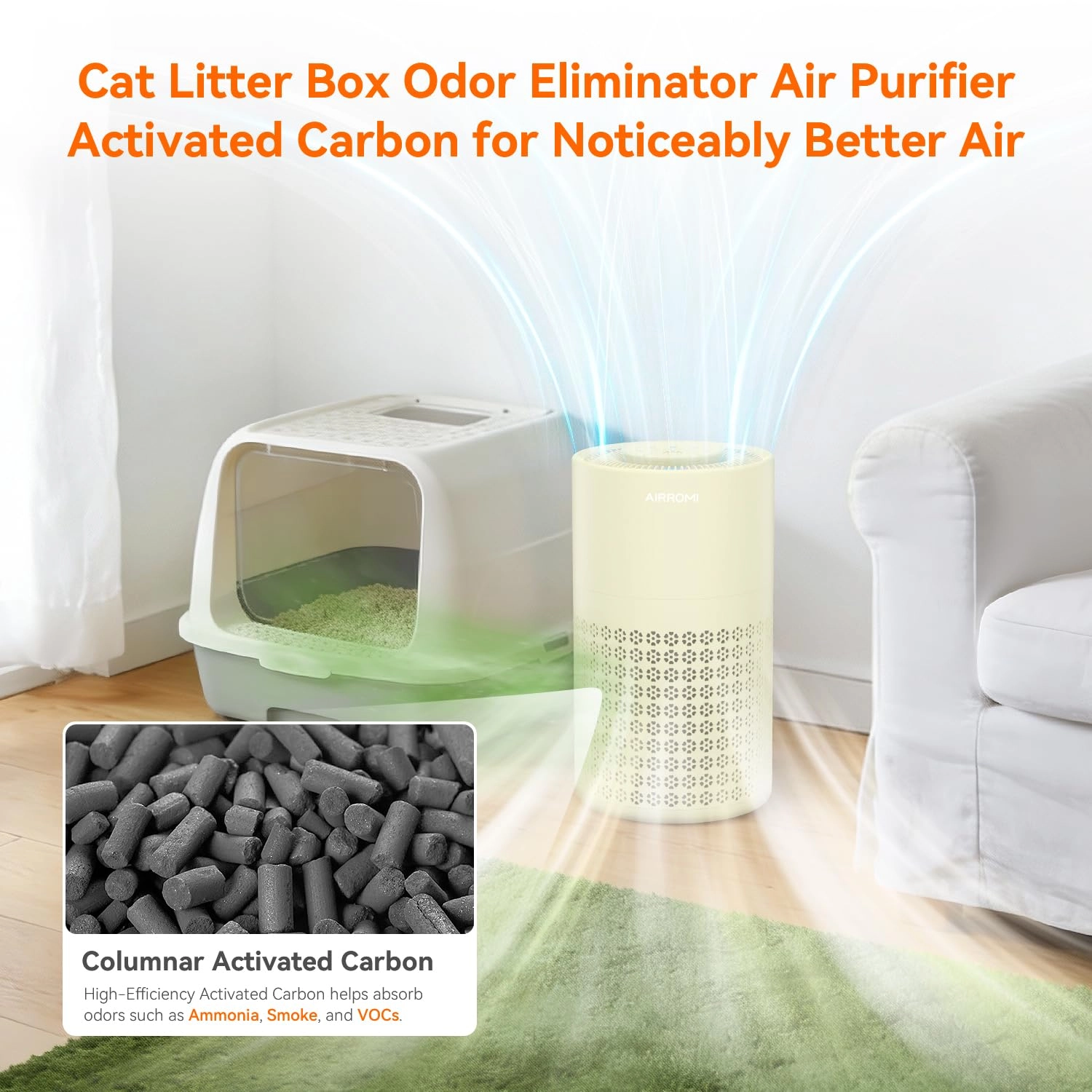 A2001 - Beige HEPA 3in1 Filter