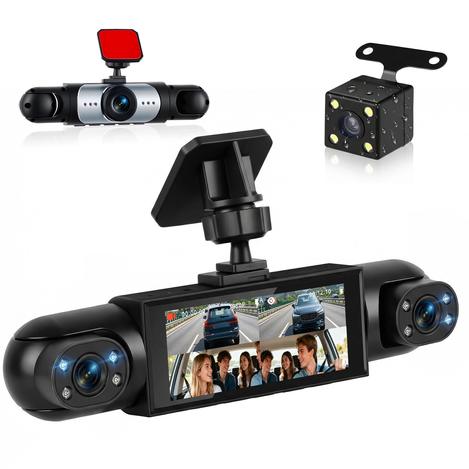 4 Kanal Dashcam - 1080P 30FPS