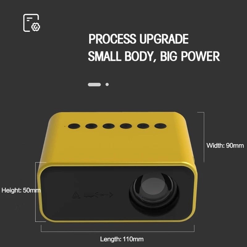 MINI Video Projector B0D6L218GY 24 Ansi Lumens