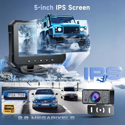 Digital Rear View Camera Monitor - Night Vision HDMI 1080p