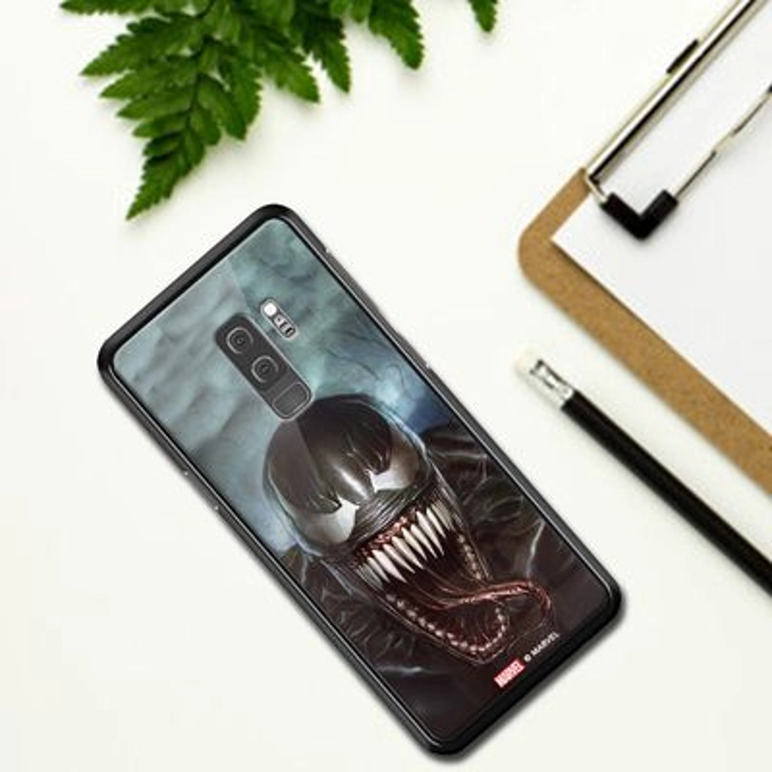 Wackylicious Venom Smile Back Case for Galaxy S9 Plus