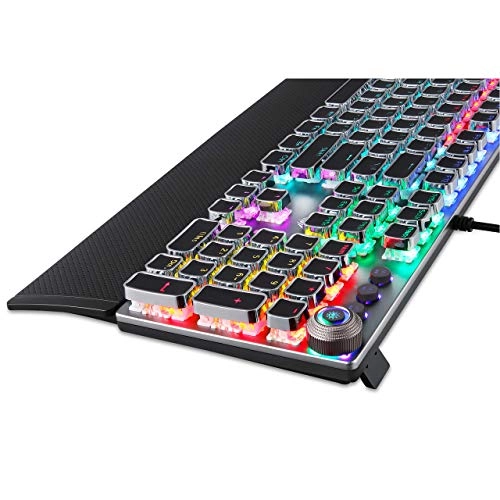 Retro Steampunk Gaming Mechanical Keyboard - Wireless