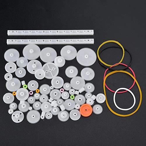 evhooe Plastic Gear Pulley Shaft Sleeve Set - 75 pieces