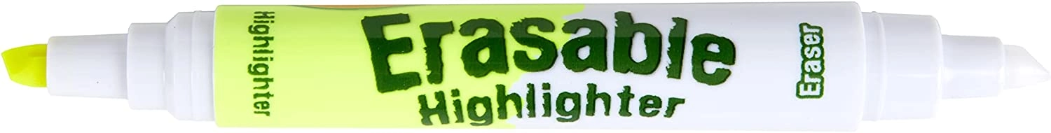 Dual-Ended Erasable Highlighter - 12 Ct. Pack