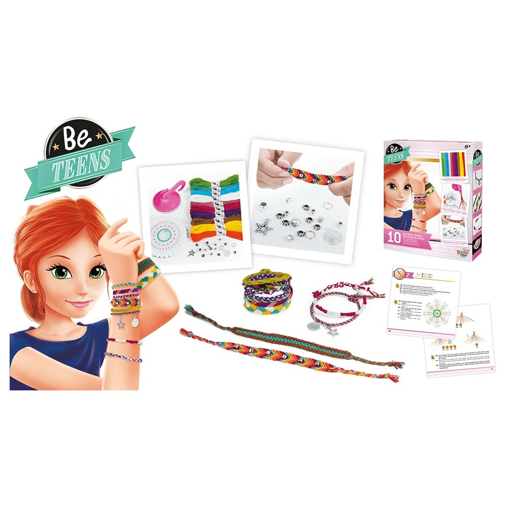 Friendship Bracelets Kit - 10 bracelets Suitable for 8 to 13+ yrs