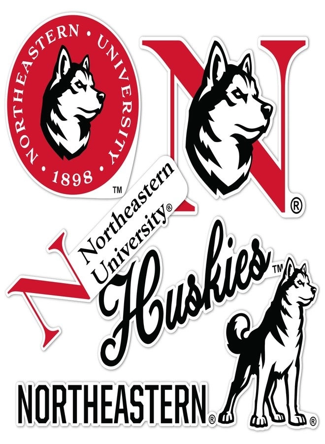 Desert Cactus Northeastern University Sticker