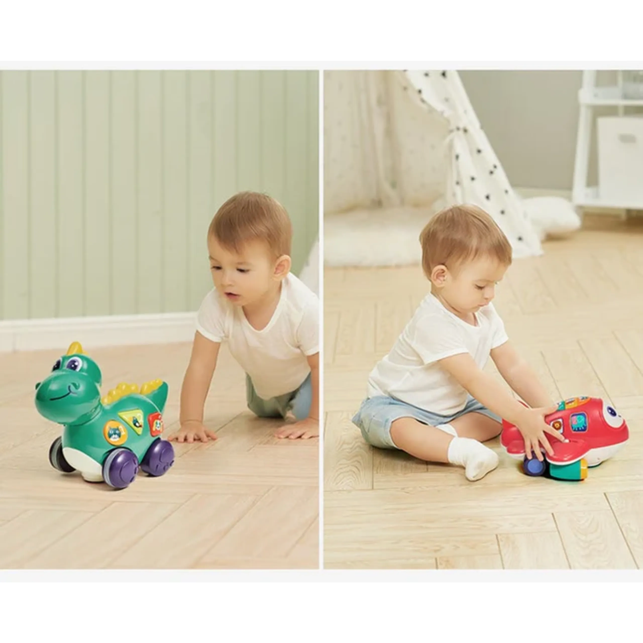 Little Dinosaur Crawling Toy - Suitable for 6 to 18 months