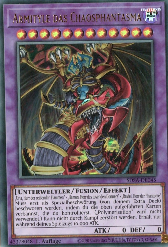 MZTCG Yugioh Armityle the Chaosphantom SDSA-DE045 - German Structure Deck: Sacred Beasts