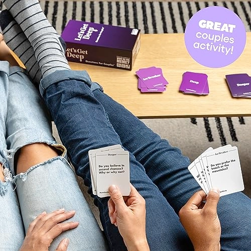 Let's Get Deep: Deeper Questions for Couples - Card Game