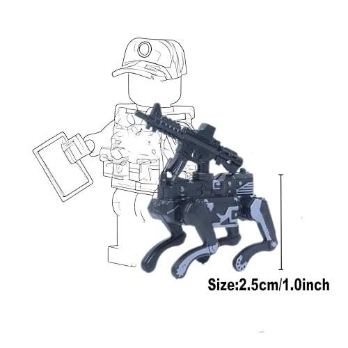 Robotic Dogs Mini Brick Figure - 9pcs