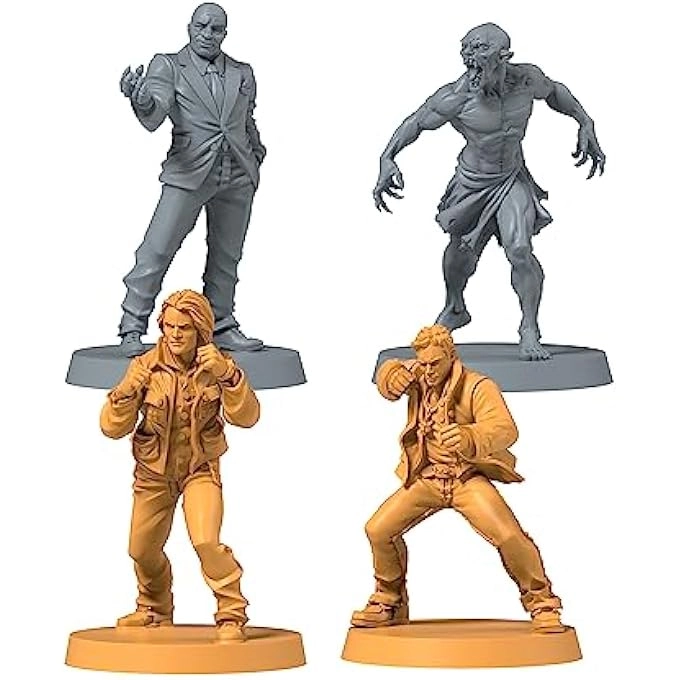 Zombicide Supernatural Character Pack 1 - Sam Dean Alpha Vampire Wendigo