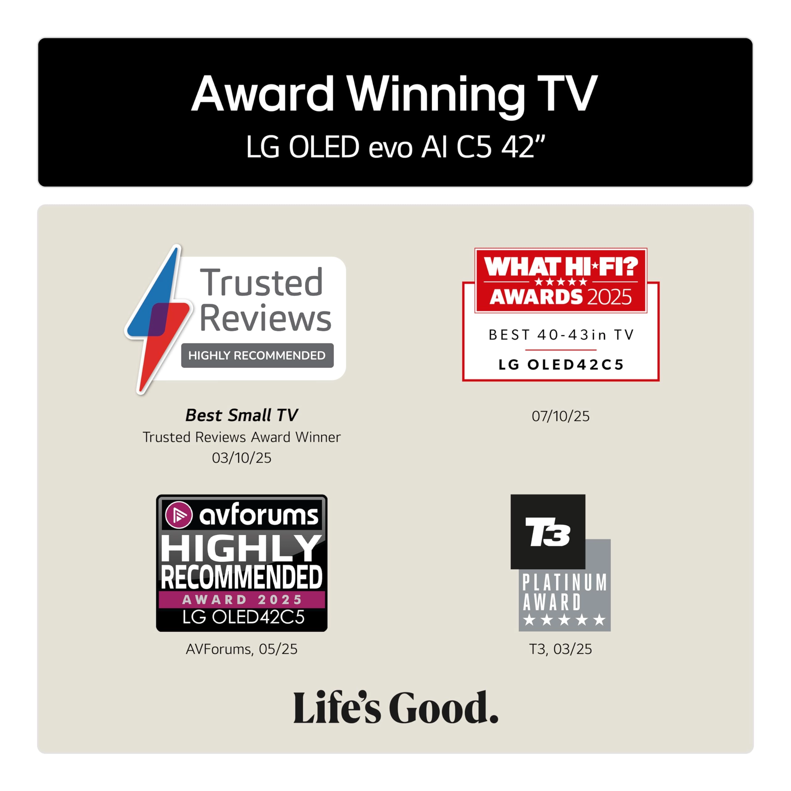 OLED42C55LA - 42" + US60T