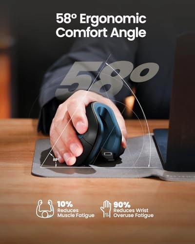 EM11 NL Ergonomic Vertical Mouse - Wireless
