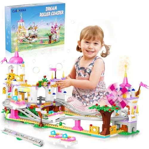 roller coaster building set - Pink ABS Plastic
