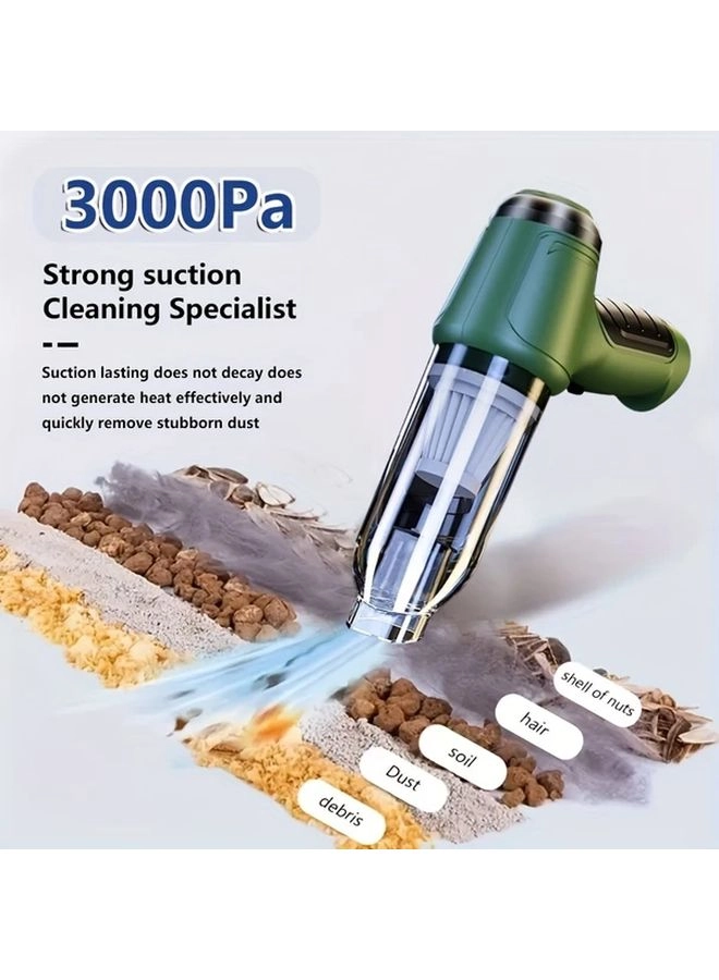 4-in-1 Wireless Handheld Vacuum Cleaner - 2000mAh