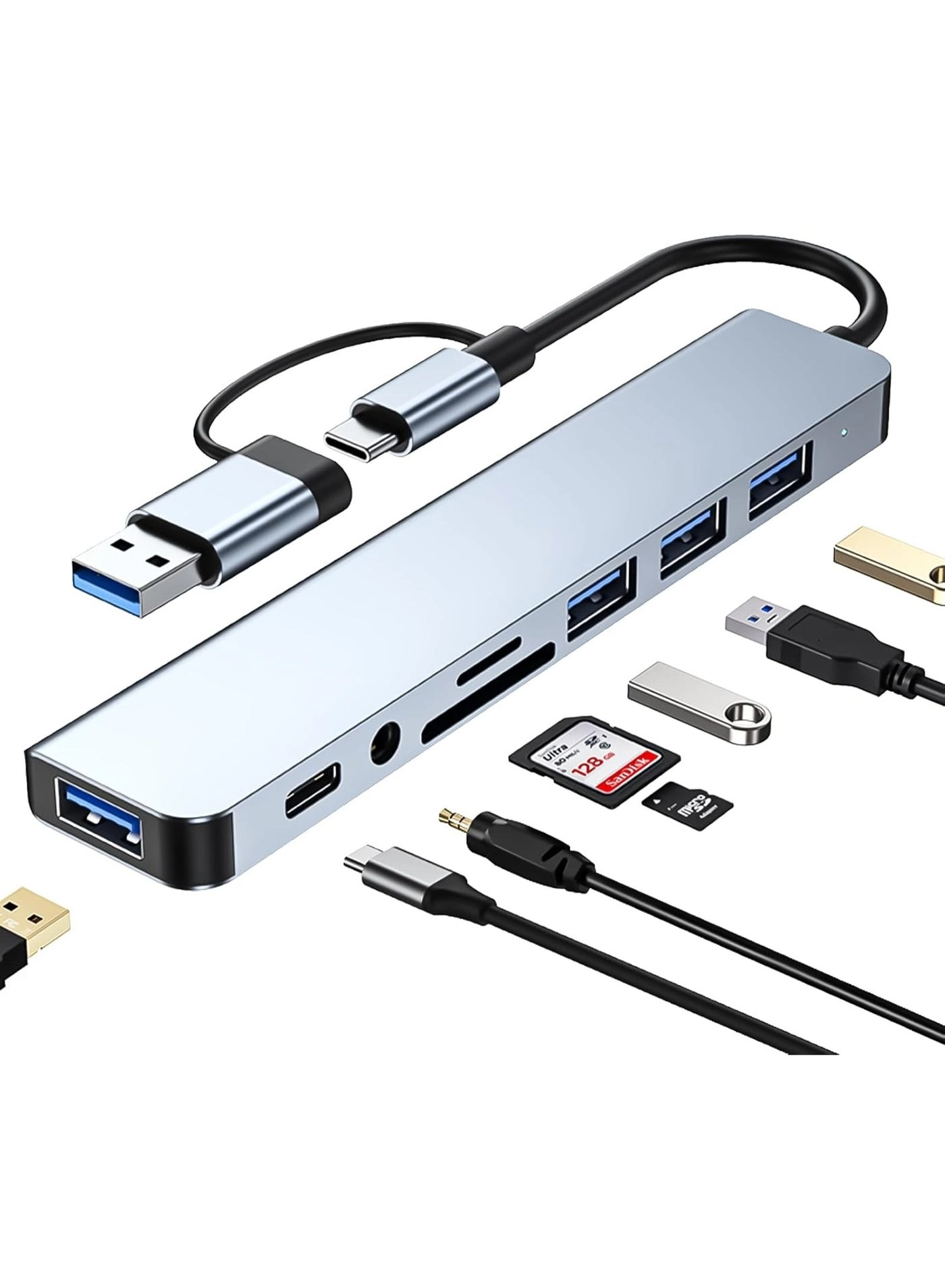 GLEVAR USB C Multiport Hub