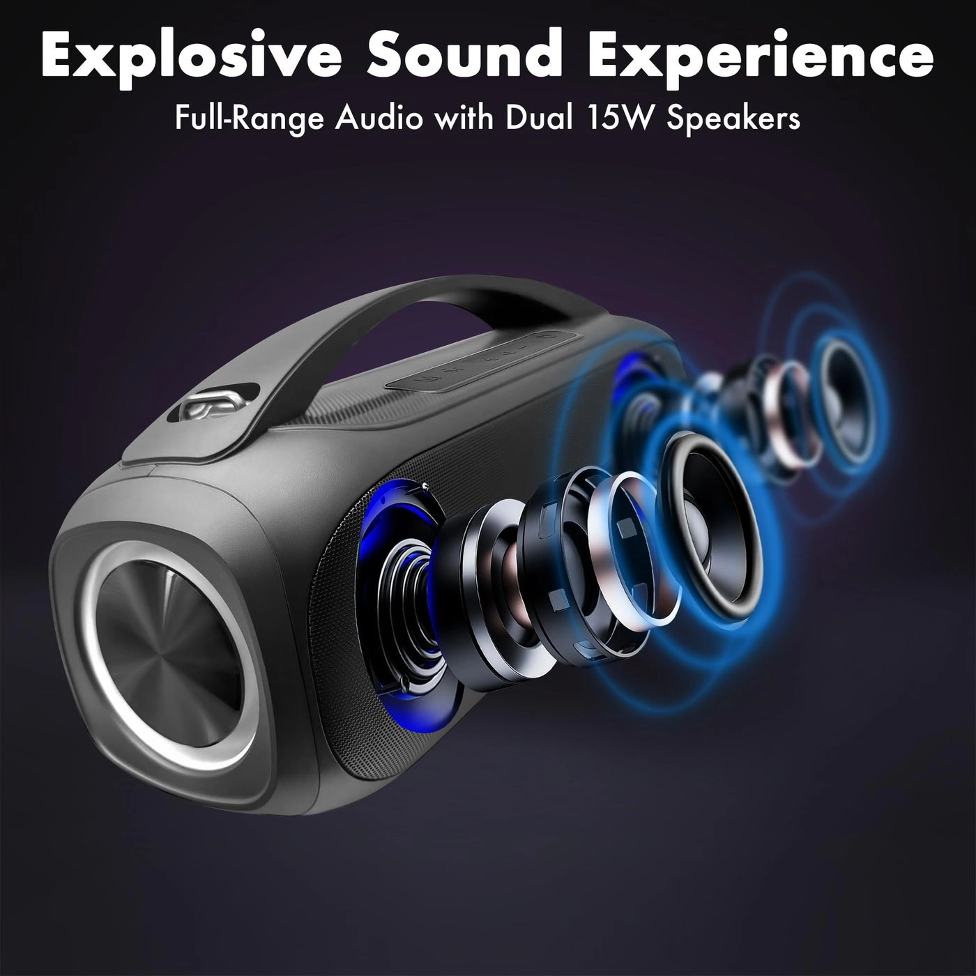 Portable Bluetooth Speaker - 30W