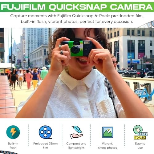 Quicksnap Flash - 35mm 6 Pack