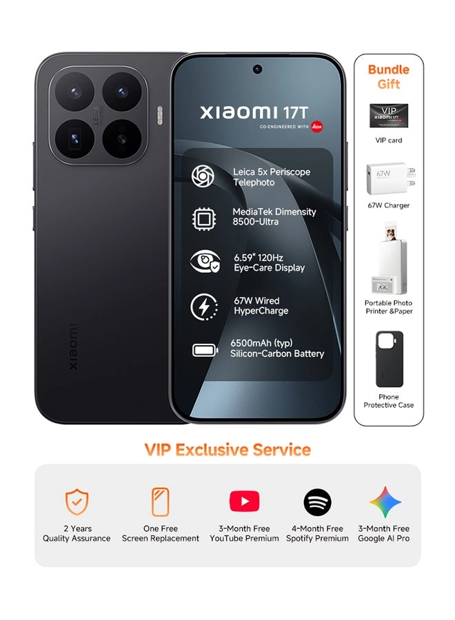 17T - 12 GB 512 GB + Photo Printer + Photo Paper