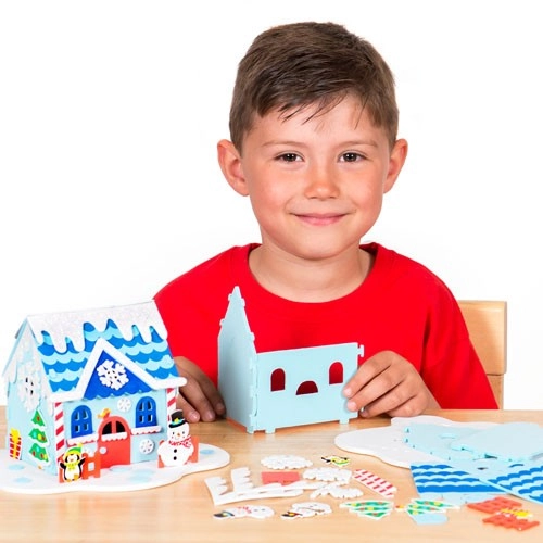 Snowman 3D House Kits