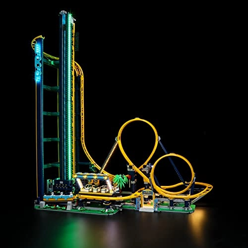 Led Lighting Kit for LEGO-10303 Loop Coaster - Compatible with Lego Creator Icons
