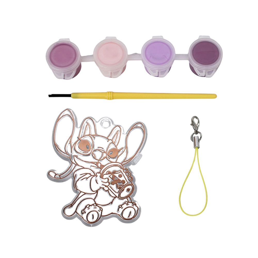 Make Your Own Suncatcher - 1 Suncatcher 1 Brush 1 Lanyard 4 Colors