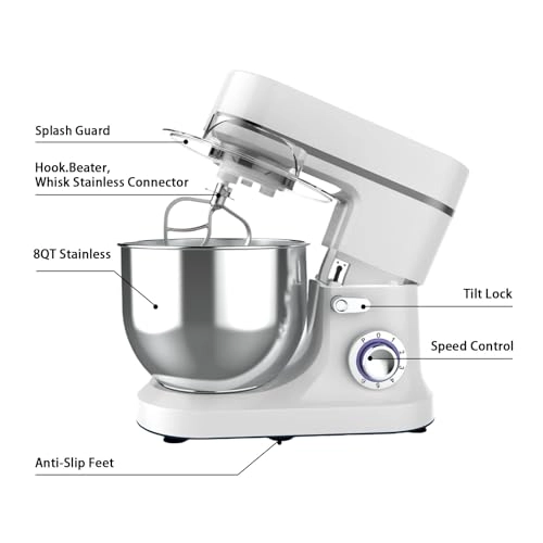 Stand Mixer 22 - 800W 8 Liters