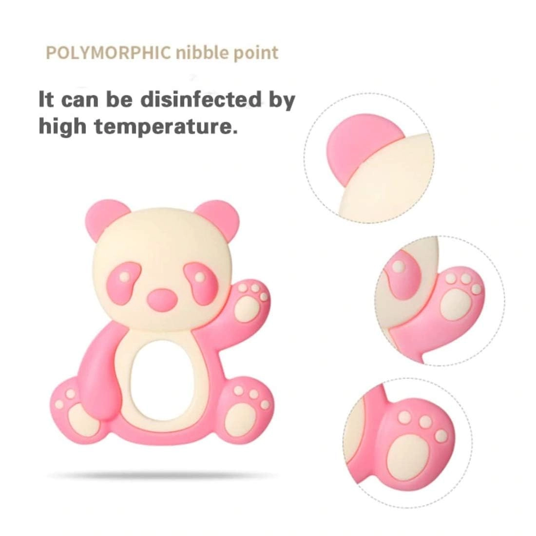 Panda Shape Teether - Silicone