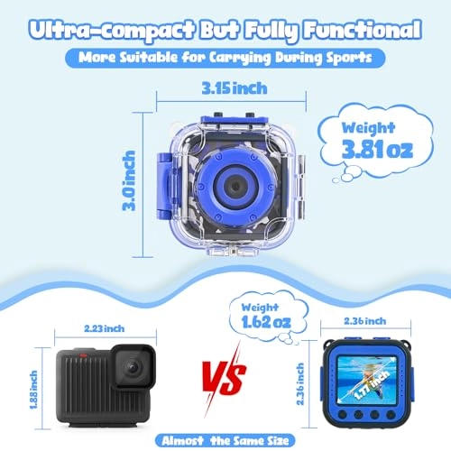 Kids Waterproof Camera 2K