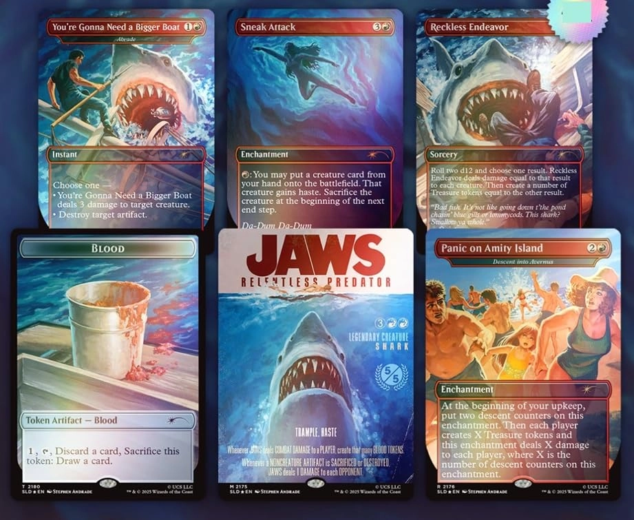 MTG Decks & More Secret Lair x Jaws: Terror of Amity Island - Foil Edition