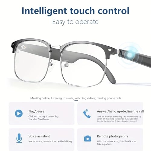 Bluetooth Smart Glasses - 144 Languages Bluetooth 5.3