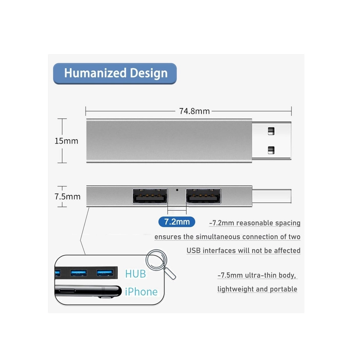 5-Port USB 3.0 Hub
