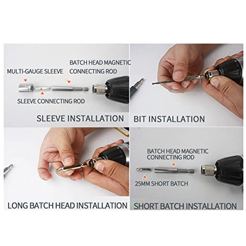 3 in 1 Electric Hammer Drill - Cordless 25+3 N.m 10mm