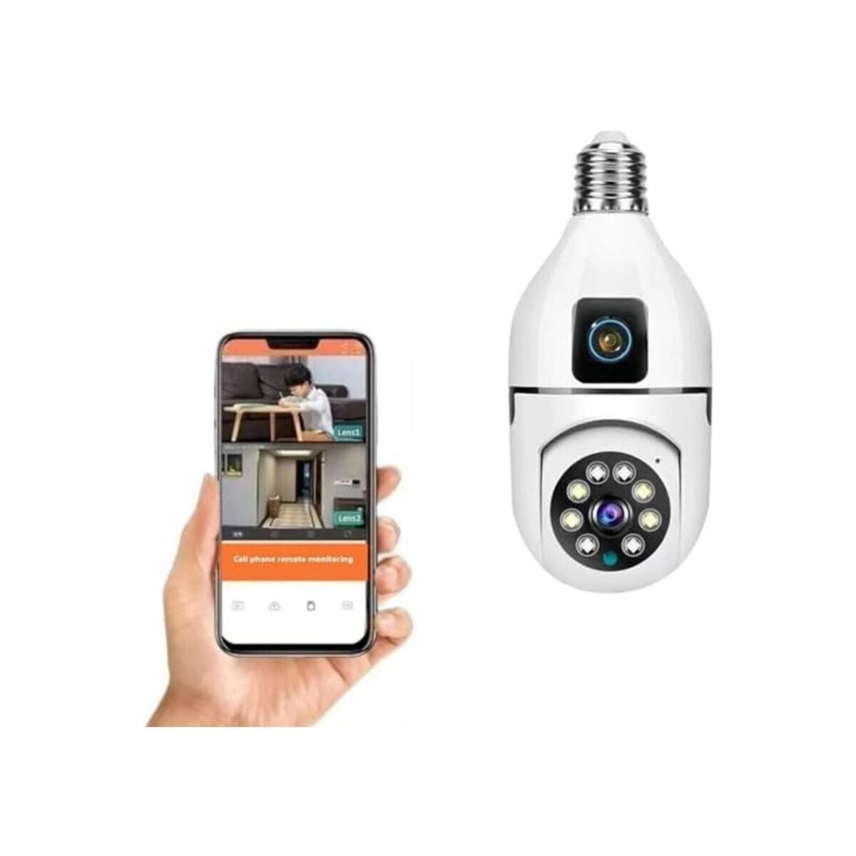 Light Bulb Security Camera 1080P