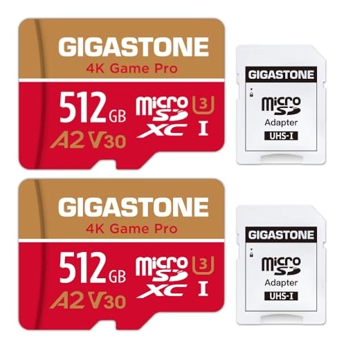 Gigastone Micro SD Card - 512GB Pack