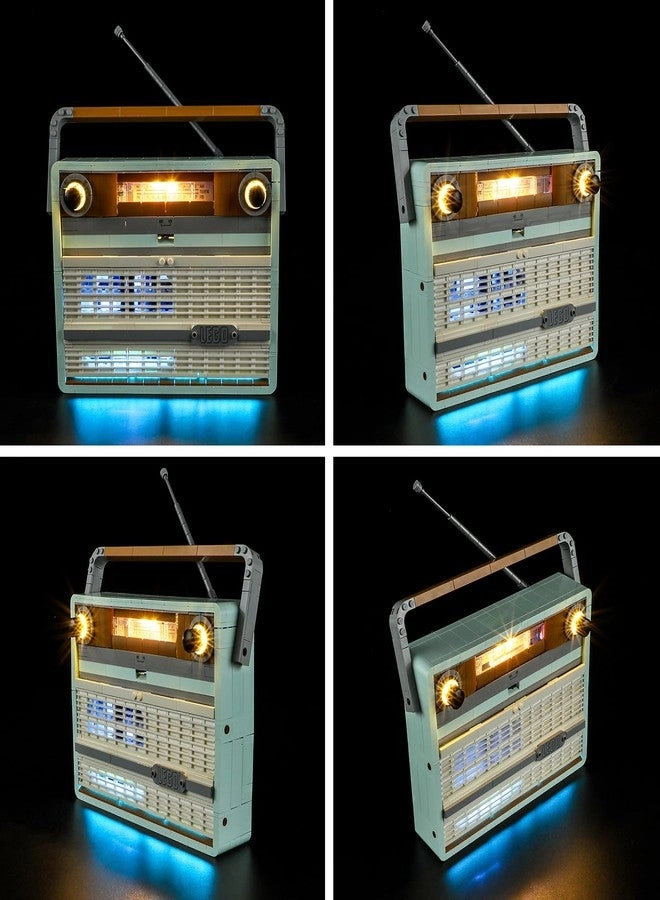 Light Kit for LEGO 10334 Retro Radio - Compatible with LEGO Icons Building Set