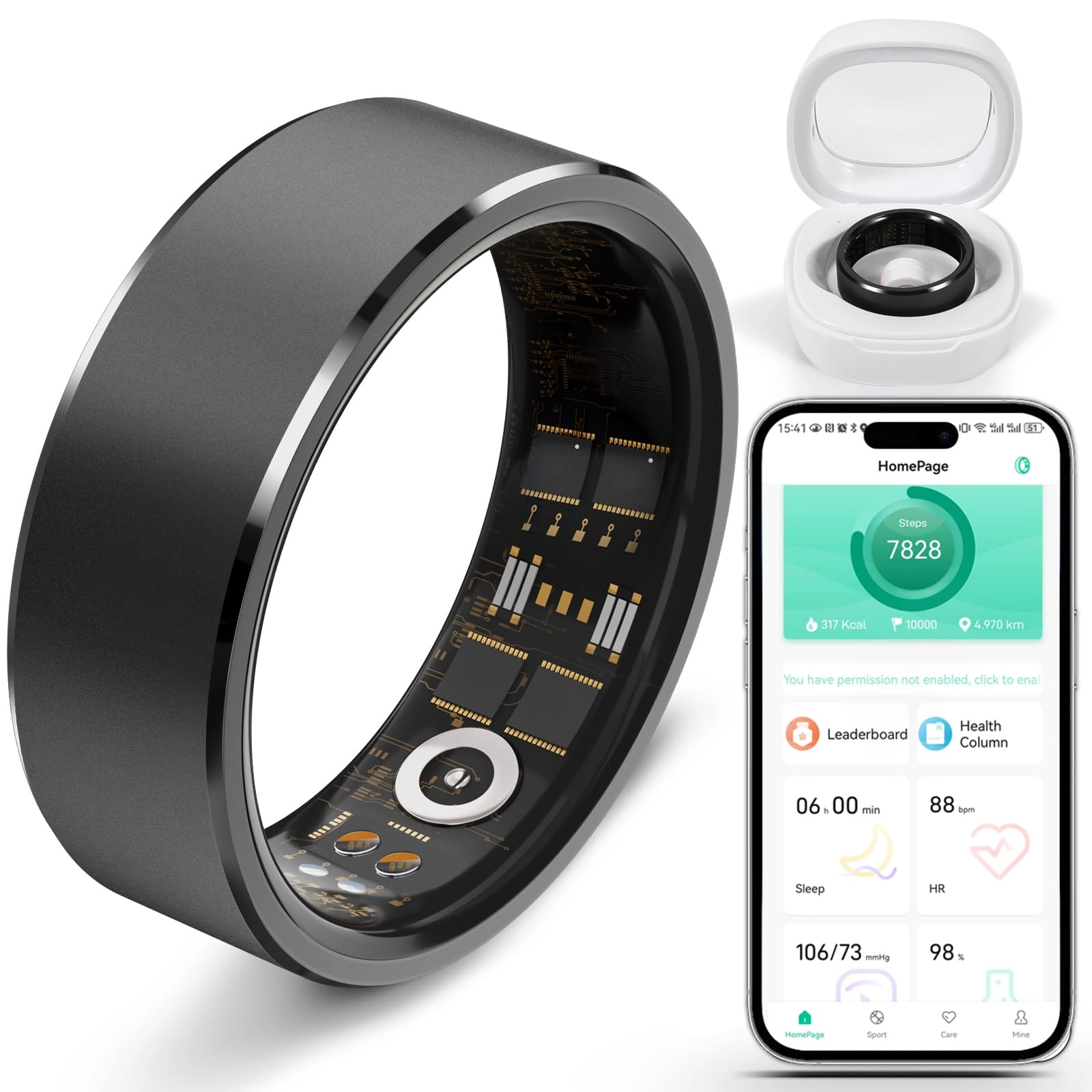 YULUCKGO SRC10 - 12#(21.4mm) Black IP68 Waterproof