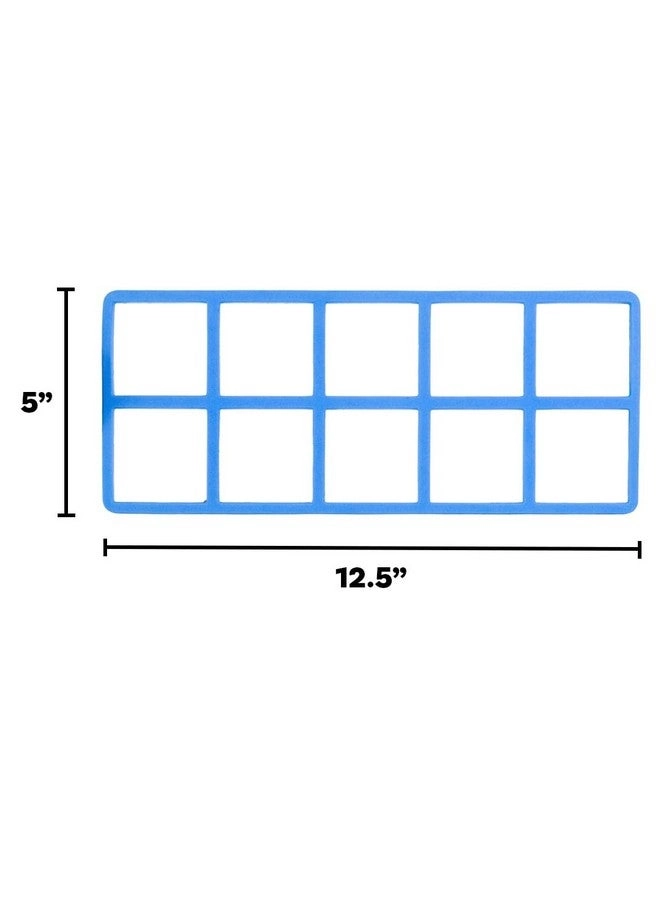 Giant Magnetic Foam Ten Frames - 2 pieces