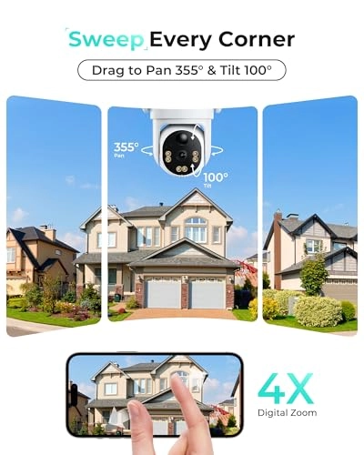 Solar Cellular Security Camera 2K Pack