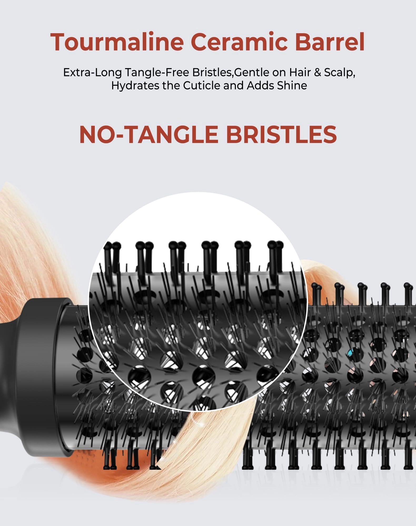 Thermal Brush - Negative Ion Ceramic 9 Temp Dual Voltage