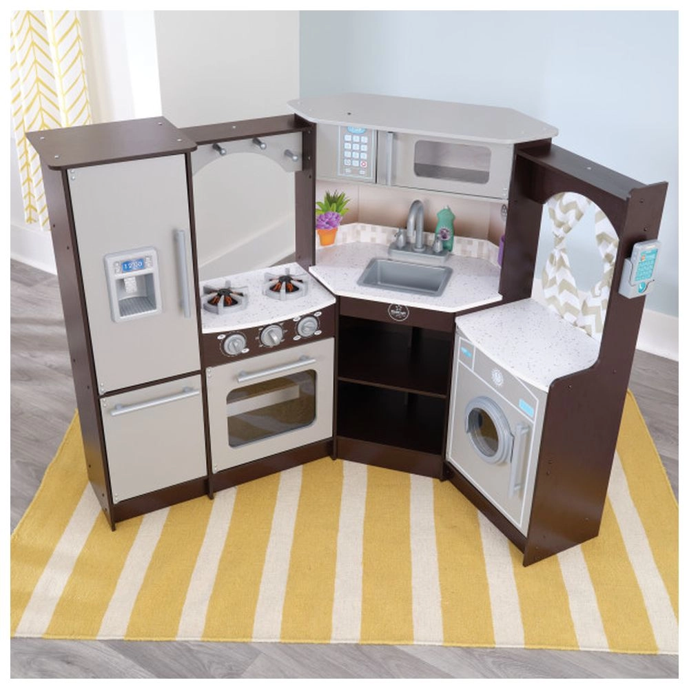 Ultimate Corner Play Kitchen - Wooden (DBT-53365)