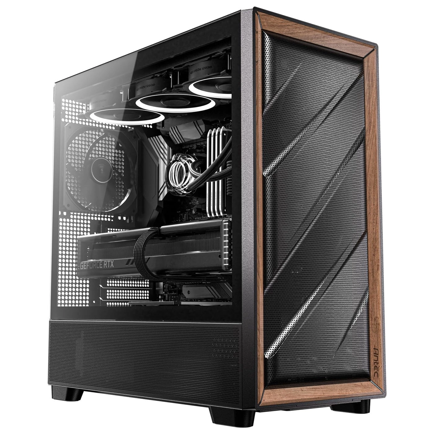 Antec Flux Wood - Mid-Tower E-ATX