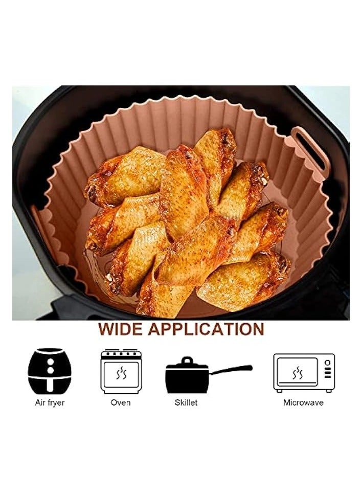 Air Fryer Silicone Pot - 100% food-grade pure silicone 2 Pcs