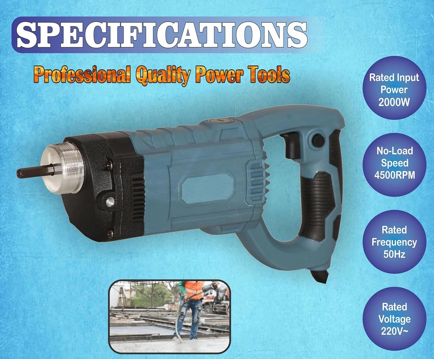 Handheld Electric Vibrating Tool