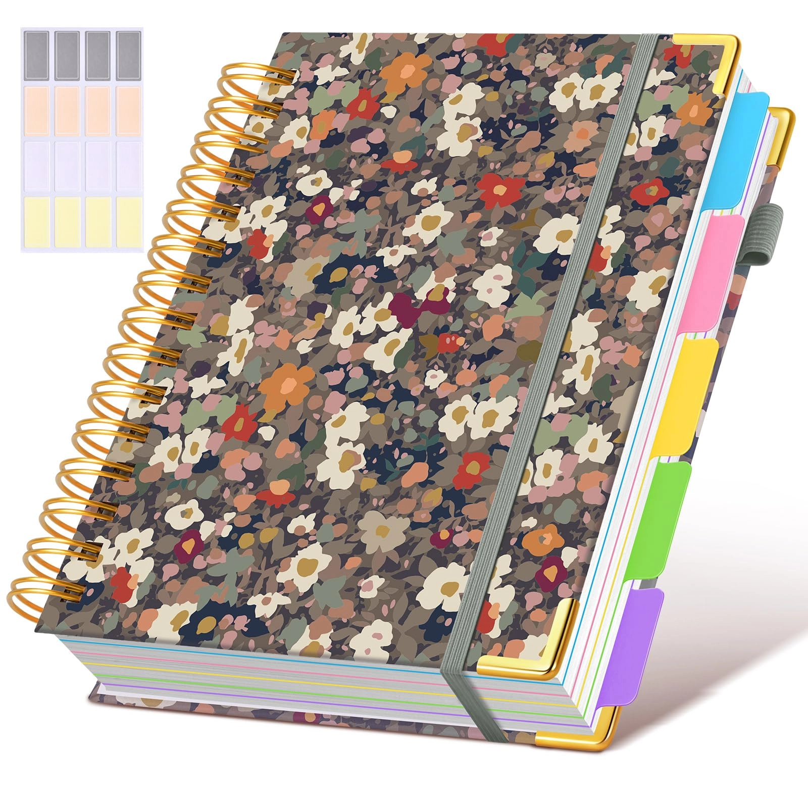 Hardcover Spiral Notebook A5 Spiral - Lined 300 Pages