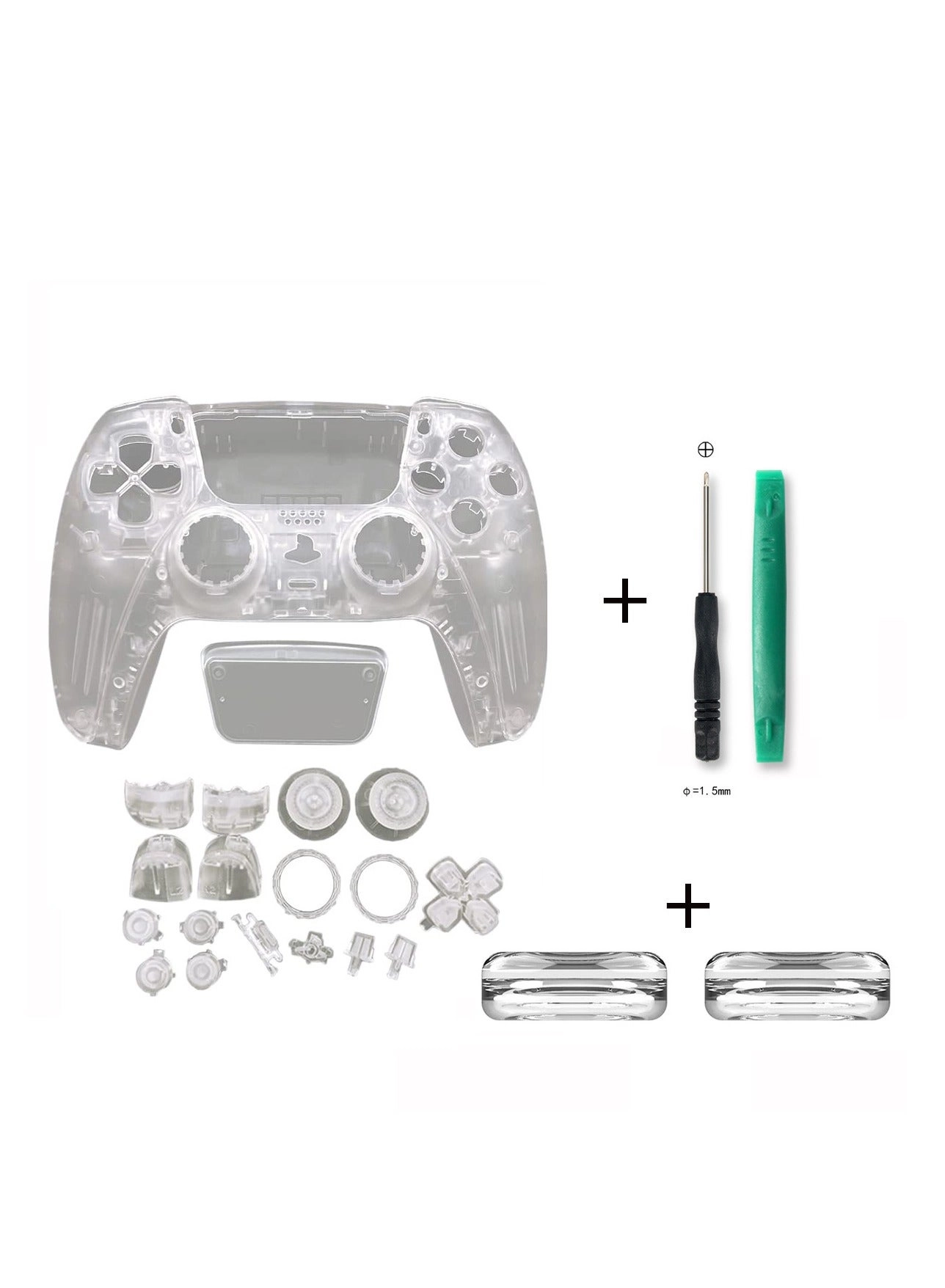 Generic PS5 Controller Replaceable Shell Kit - PS5