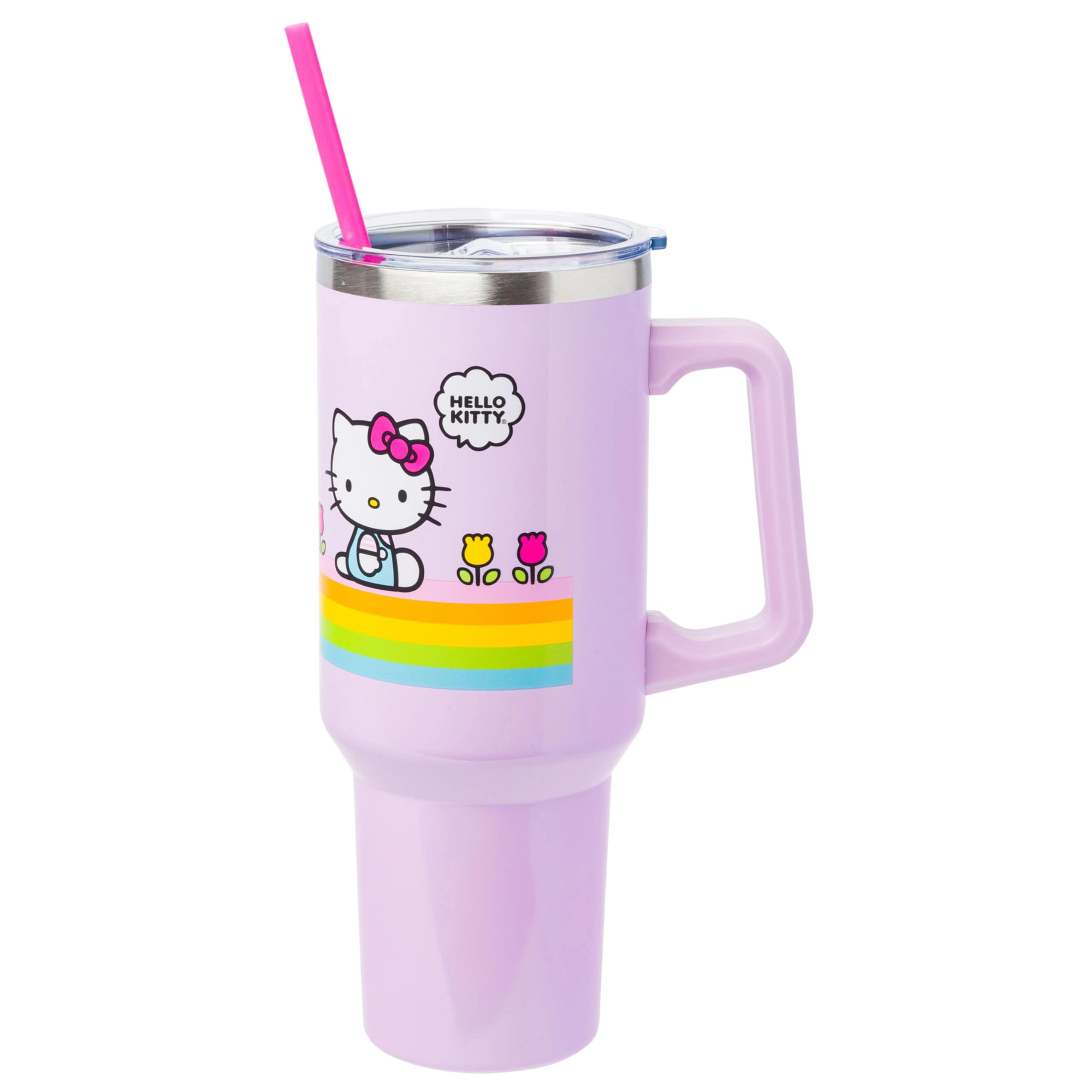 Silver Buffalo Stainless Steel Hello Kitty Tumbler - 1183ml