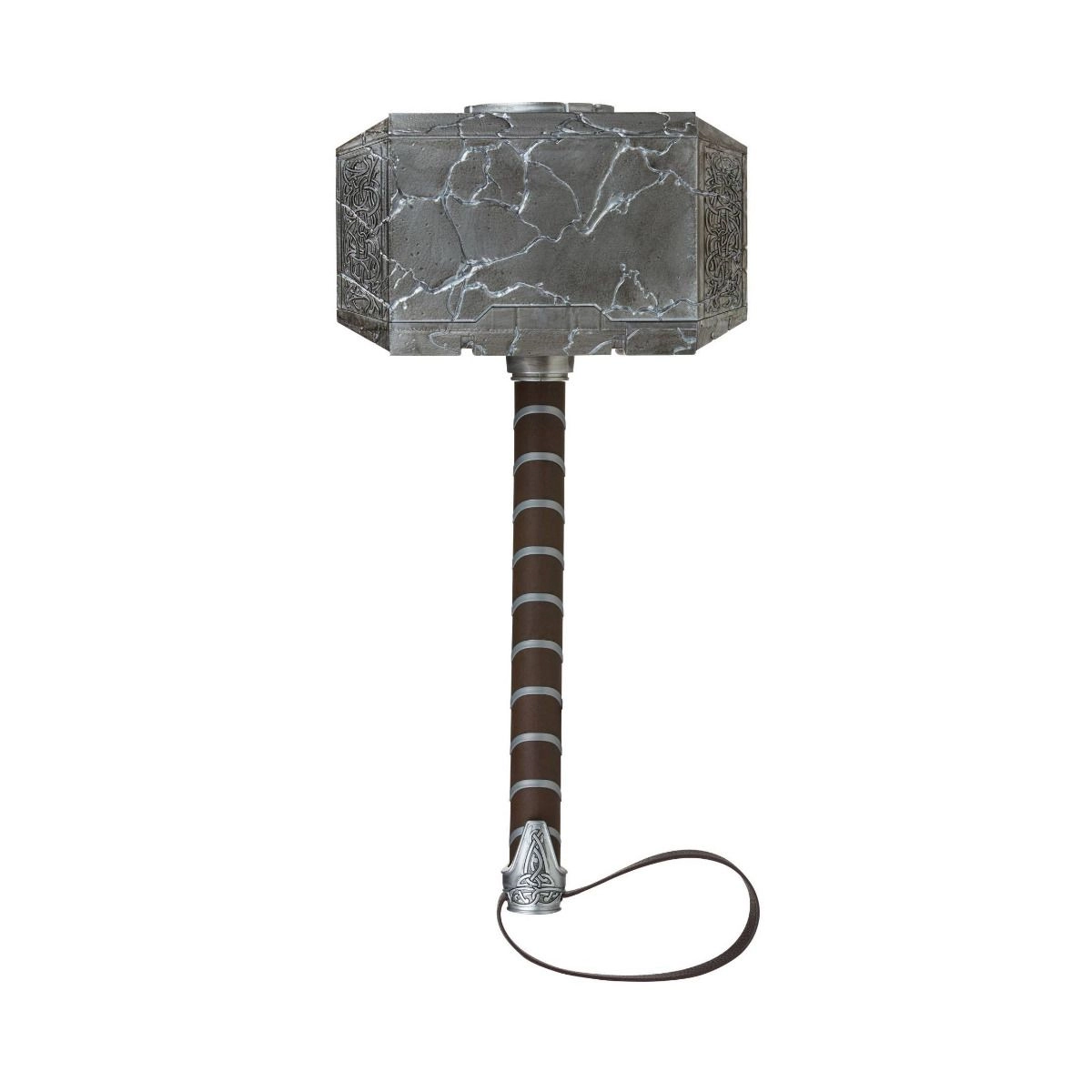 Hasbro Mighty Thor Mjolnir Electronic Hammer - 1:1 full scale movie-inspired lights and sound FX