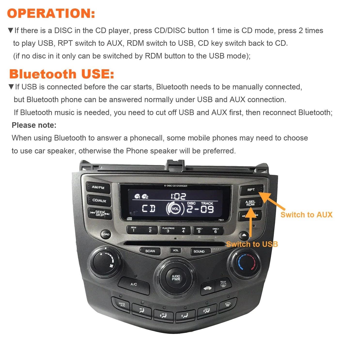 Bluetooth Car Kit - Bluetooth 5.0 AUX USB